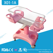 X01-1A Hospital Infant Medical ABS Plastic Baby Crib